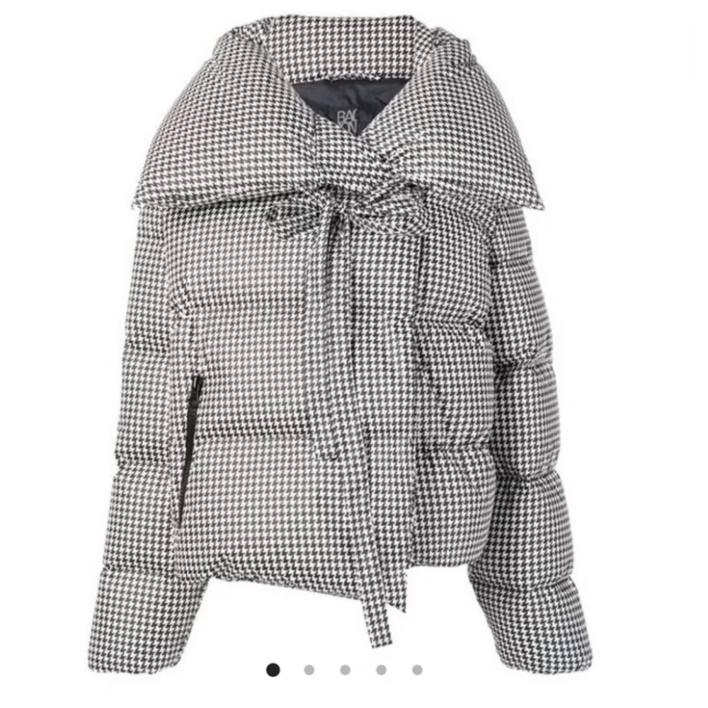 Bacon Houndstooth Padded Jacket